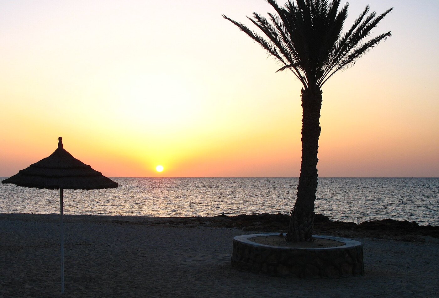 Djerba beach и island Tunisia